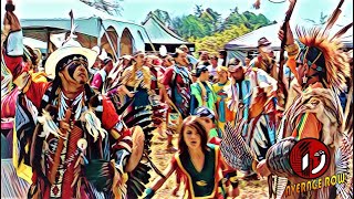 Traditional First Nations Pow Wow Drum Music Ceremony and Full Regalia [upl. by Collar]