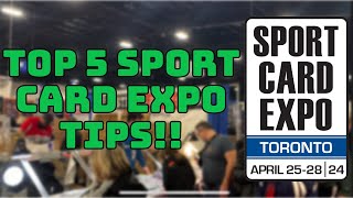 TOP 5 SPORT CARD EXPO TIPS [upl. by Kiersten]