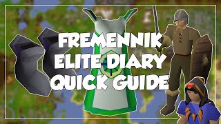 Fremennik Elite Diary Quick Guide  Old School RunescapeOSRS [upl. by Muna]