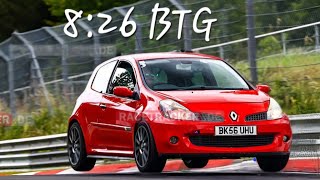 826 BTG Clio 197 Turbo Meglio Nurburgring [upl. by Chen]