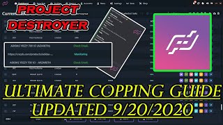 UPDATED PD GUIDE TO COP  PD SETUP  PROJECT DESTROYER GUIDE TO COPPING  SNEAKER BOT  LIVE COP [upl. by Leizahaj]