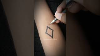 💚💚DIY Tattoo design shorts youtubeshorts ytshorts tattoo [upl. by Nawj]