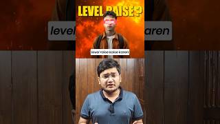 Level Raise kaise kare 🤔 iit jee motivation jee2025 [upl. by Aig47]