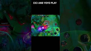 mobilelegends mlbb mobilelegendsbangbanghighlights Cici and yoyo game play [upl. by Rosenzweig]