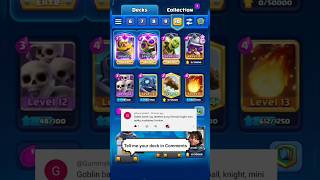 goblin barrel cycle deck 🤯  clash royale  shorts battleroyale supercell [upl. by Aihtnamas538]