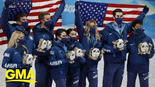 2022 US Olympic figure skating team awarded gold medal [upl. by Bartholomeo]