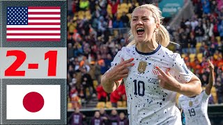 USA vs Japan FULL MATCH Highlights  SheBelieves Cup 2024  462024 [upl. by Esyle411]