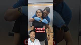 Chest pain treatment chiropractor physiotherapy piercing skincare chestpain chiropractic [upl. by Aninep241]