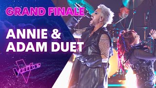 Adam Lambert amp Annie Jones Sing Hearts Barracuda  The Grand Finale  The Voice Australia [upl. by Lupee]