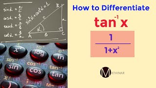 Differentiating Inverse Tan for ALevel  Derivative of Tan1x or arc tan x [upl. by Intirb]