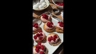 Easy Puff Pastry Delight Sweet Cream and Berry Treats [upl. by Haroppizt]