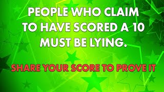 Prove youre not lying by sharing your results [upl. by Cila]