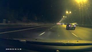 Getting Caught by variable speed camera at 60mph on M1  Camera Flashes you from the back [upl. by Andreana]