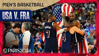 Team USA WINS GOLD over France as Steph Curry explodes to seal it  Paris Olympics  NBC Sports [upl. by Selden]