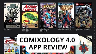 COMIXOLOGY 40 REVIEW  New app amp UI Lost Features amp Poor Comics Page Quality from Amazon [upl. by Earlene]