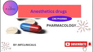 anesthetic drugs mbbs pharmacology [upl. by Nerfe]