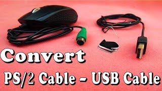 How to convert a Mouse PS2 TO USB PORT [upl. by Barnet]