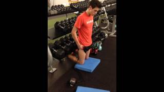 Eccentric Hamstring Rehab with Compex NMES [upl. by Adlei901]