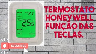 Apresentando as teclas do termostato honeywell T6861 [upl. by Remy638]