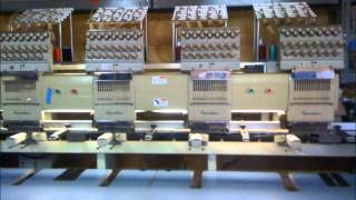 Barudan BENYMEZQC04 Bordadora Embroidery Machine [upl. by Garry]