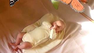 Montessori Video Infant  Concentrating Focusing on a Mobile [upl. by Kunkle988]