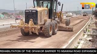 REHABILITATION OF THE OFANKOR NSAWAM ROAD DUALISATION [upl. by Salohcin]