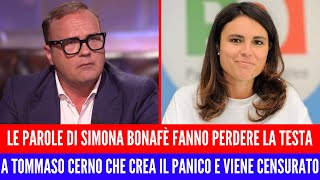 TOMMASO CERNO IMPAZZISCE IN STUDIO DOPO LE PAROLE DI BONAFÈ E VIENE CENSURATO IN DIRETTA [upl. by Kcirdahs]