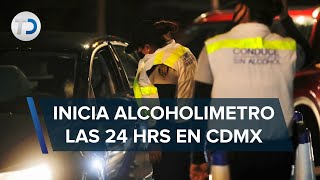 CdMx tendrá alcoholímetro permanente desde el 1 de diciembre [upl. by Eislehc]