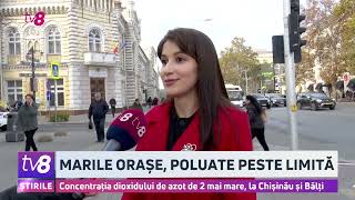 Concentrația dioxidului de azot de 2 mai mare la Chișinău și Bălți [upl. by Kiraa227]