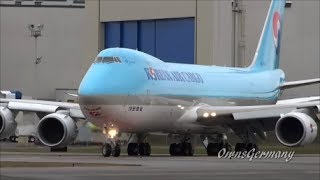 NEW Baby Blue Korean Air Cargo 7478F First Flight [upl. by Nail338]