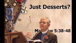 Just Desserts  Remembrance Service with Revd David Miller [upl. by Marylynne567]