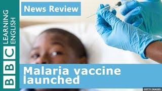 Malaria vaccine launched BBC News Review [upl. by Atinal]