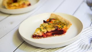 Roasted Beetroot and Emmental Quiche Recipe [upl. by Holly208]