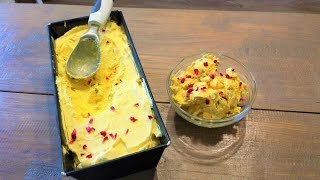 Bastani Akbar Mashti Ice Cream Persian Rose Water Saffron amp Pistachio بستنی باستانی [upl. by Salangi39]