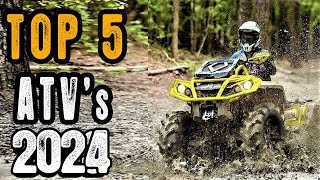 Top 5 Best Utility ATV amp Sport ATV’s To Buy In 2024 [upl. by Yrrot]