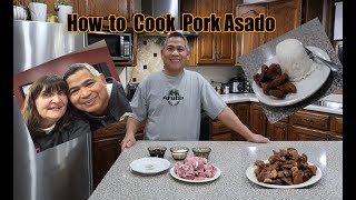 How I Cook Pork Asado Quick amp simple [upl. by Adnoval853]