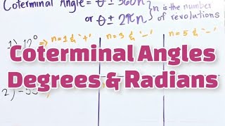 Solving for Coterminal Angles [upl. by Poirer]