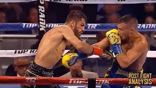 VASYL LOMACHENKO VS JORGE LINARES  KNOCKOUT POST FIGHT REVIEW NO FOOTAGE [upl. by Aleibarg973]