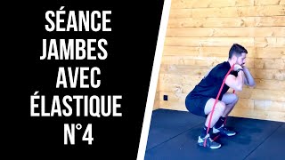 🔥SEANCE JAMBES AVEC UN ELASTIQUE N°4  Séance de musculation pour le bas du corps a lélastique [upl. by Phenica640]