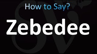 How to Pronounce Zebedee Correctly [upl. by Zebapda984]