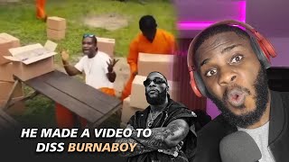 Speed Darlington made a video to diss Burnaboy  Baby oil official video Reaction [upl. by Sivle512]