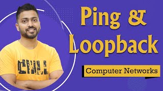 What is Ping📱amp Loopback🔁 in Network  Computer Network [upl. by Esadnac]