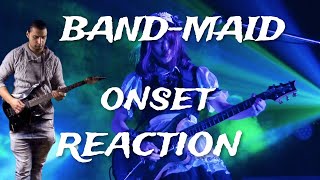 BANDMAID  onset Official Live Video reaction [upl. by Sigsmond]