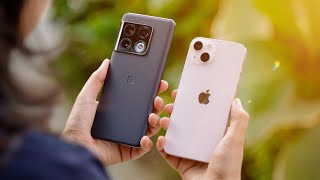 OnePlus 10 Pro vs iPhone 13 Detailed Camera Comparison 🔥 [upl. by Adnohsirk]