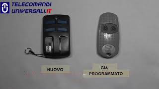 Come Programmare un telecomando HR Multi 2 con un telecomando a codice fisso [upl. by Nywroc]