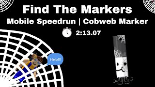 Cobweb Marker Mobile Speedrun  21307  Find The Markers [upl. by Inez]