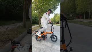 Electric car Driver Travel Aluminum alloy folding [upl. by Clardy]