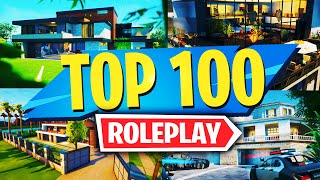 TOP 100 Best ROLEPLAY Maps In Fortnite Creative  Fortnite Roleplay Map CODES 2022 [upl. by Tally]