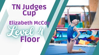 Level 4 Floor Routine  TN Judges Cup 2023 [upl. by Airt903]