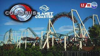 Building COLOSSUS at Thorpe Park  LIVE [upl. by Harbot467]